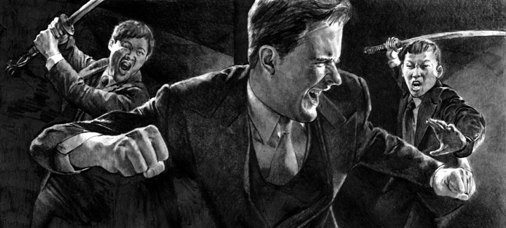 The Spider: Satan’s Seven Swordsmen pages 58-59